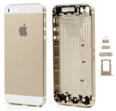 Лот: 9757332. Фото: 1. Корпус iPhone 5S Золотой. Корпуса, клавиатуры, кнопки