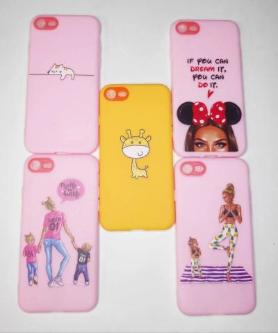 Лот: 22149391. Фото: 1. ЧЕХОЛ ДЛЯ IPHONE 7/8 TPU PRINT... Чехлы, бамперы