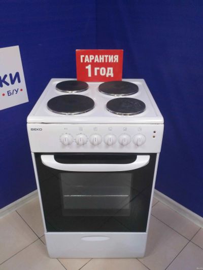 Лот: 15274997. Фото: 1. Плита электрическая beko fcs 46000... Плиты, духовые шкафы, варочные поверхности