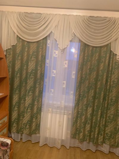 Лот: 25770291. Фото: 1. Шторы. Шторы, тюль
