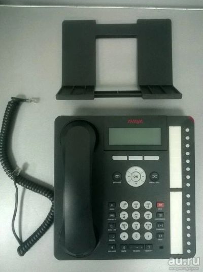 Лот: 13528808. Фото: 1. IP телефон Avaya 1616-i blk неисправный. SIP, Видео-телефоны
