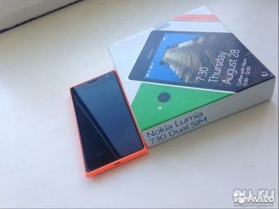 Лот: 8176028. Фото: 1. Nokia Lumia 730 Dual SIM Нокиа... Смартфоны