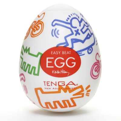 Лот: 22063100. Фото: 1. Мастурбатор-яйцо Tenga Keith Haring... Игрушки