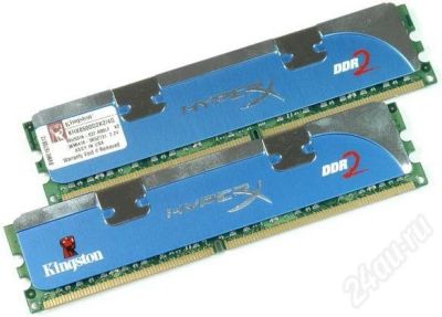 Лот: 294169. Фото: 1. 4 Gb DDR II. Kingston HyperX 1066Mhz... Оперативная память