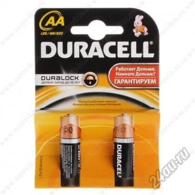Лот: 5717097. Фото: 1. Батарейка Duracell LR06 BL-2/40... Другое (компьютеры, оргтехника, канцтовары)