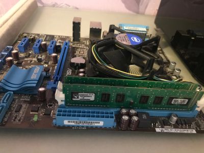 Лот: 12328156. Фото: 1. Комплект ASUS p8h61 m lx + g2120... Материнские платы
