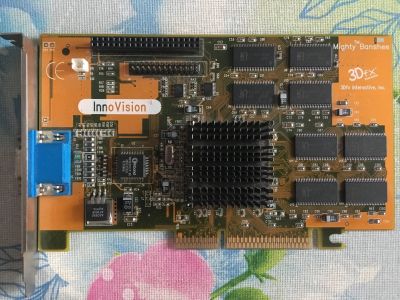 Лот: 12727774. Фото: 1. InnoVision Mighty Banshee 3Dfx... Видеокарты