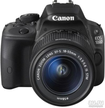 Лот: 17970646. Фото: 1. Canon EOS 100D Canon 18-55 IS... Цифровые зеркальные