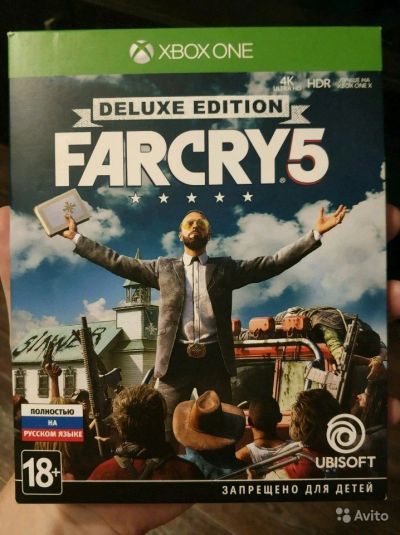 Лот: 13038087. Фото: 1. Farcry 5 Deluxe edition Xbox one. Игры для консолей