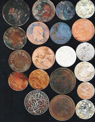 Лот: 11752292. Фото: 1. лот уставших монет. 20 шт. с рубля... Другое (монеты)