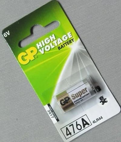 Лот: 5350234. Фото: 1. Батарейка GP-476A Super Она же... Батарейки, аккумуляторы, элементы питания