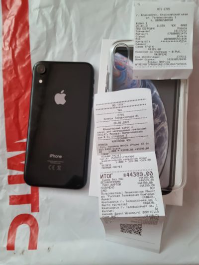 Лот: 17234708. Фото: 1. Iphone XR 64gb black, куплен 26... Смартфоны