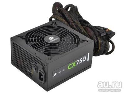 Лот: 16686118. Фото: 1. Блок питания ATX Corsair CX750... Корпуса, блоки питания