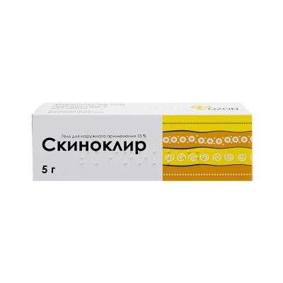 Лот: 25079073. Фото: 1. Скиноклир 15% гель для наружного... Лекарства