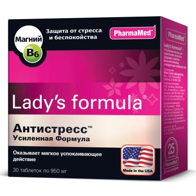 Лот: 23713764. Фото: 1. Леди-с формула Анти-стресс Усиленная... Лекарства