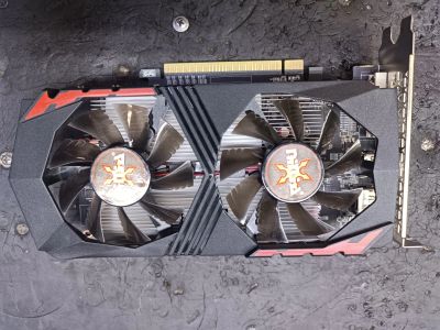 Лот: 24850693. Фото: 1. Видеокарта GTX 1050Ti 4GB 128bit. Видеокарты