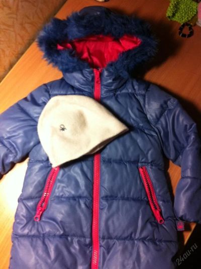Лот: 5974585. Фото: 1. Куртка шапка "Benetton". Верхняя одежда