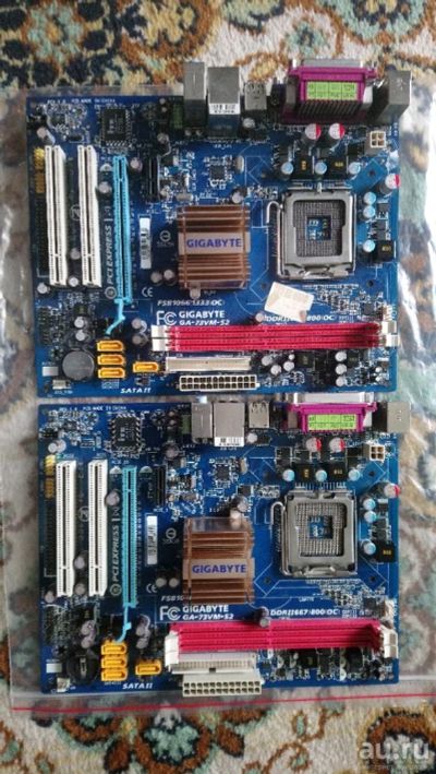 Лот: 14111927. Фото: 1. Материнская плата Gigabyte GA-73vm-s2... Материнские платы
