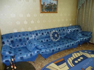 Лот: 860704. Фото: 1. Комплект мягкой мебели. Кресла, пуфы