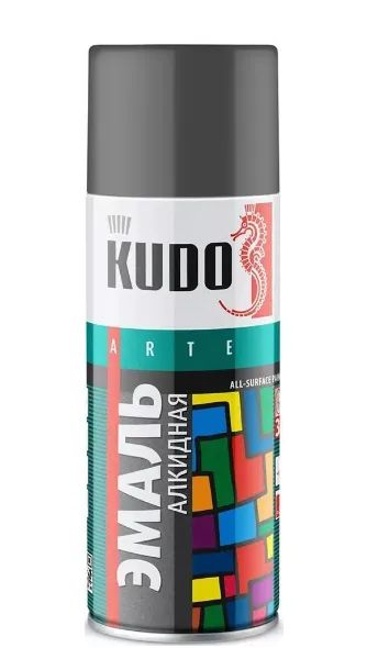 Лот: 22938262. Фото: 1. Эмаль Kudo KU-1016 аэрозольная... Краски, лаки, растворитель
