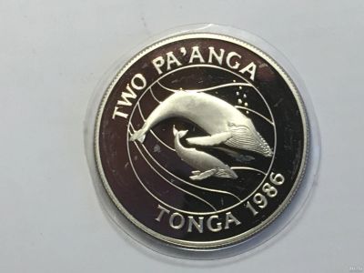 Лот: 12733882. Фото: 1. Тонга. 2 паанга. 1986 год. Фауна... Австралия и Океания
