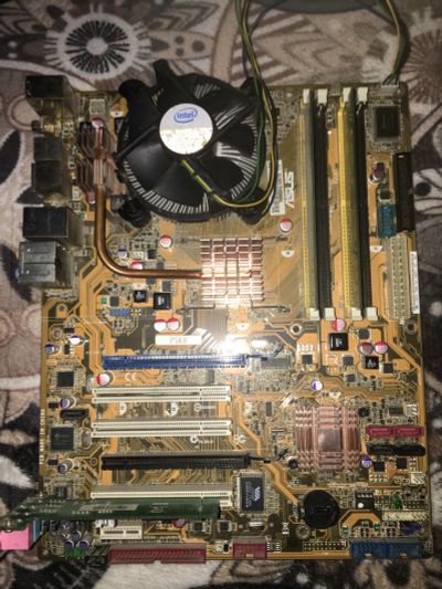Лот: 23312771. Фото: 1. Материнская плата Asus p5kr с... Материнские платы