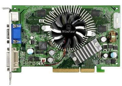 Лот: 3557485. Фото: 1. GeForce 7600 GS 400Mhz AGP 256Mb... Видеокарты