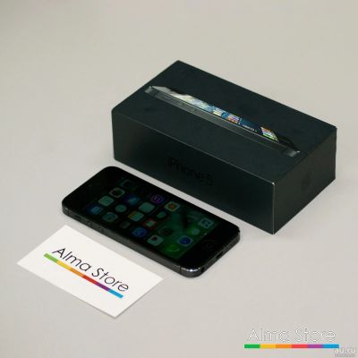Лот: 5548663. Фото: 1. Apple iPhone 5 16 ГБ Black | 16ГБ... Смартфоны