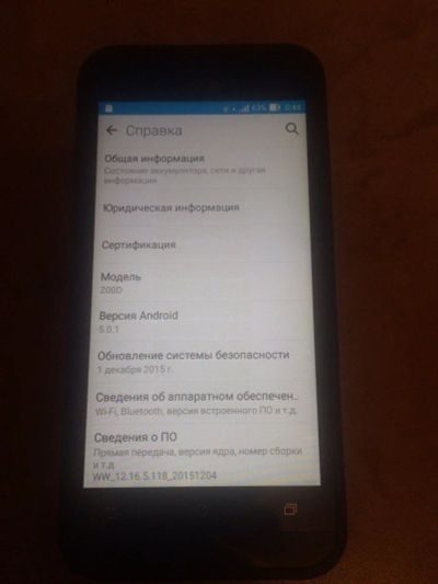 Лот: 10013586. Фото: 1. Asus ZenFone 2 ZE500CL (Z00D... Смартфоны