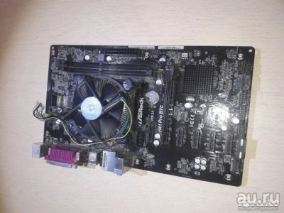 Лот: 13664759. Фото: 1. Материнская плата ASRock H81 Pro... Материнские платы