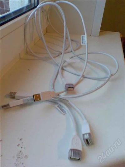 Лот: 876367. Фото: 1. удлинители USB 3 шт. цена за всё. Шлейфы, кабели, переходники