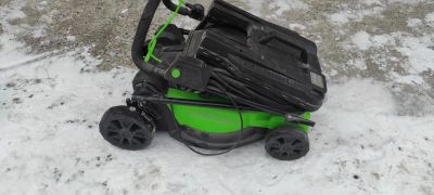 Лот: 24994763. Фото: 1. Газонокосилка электрическая Greenworks... Электроинструмент