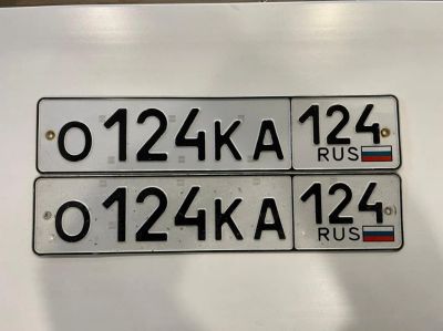 Лот: 18933895. Фото: 1. гос номер 124. Госномера