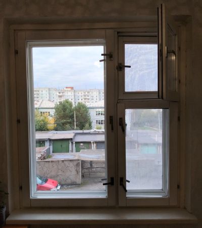 Лот: 25762921. Фото: 1. Окно деревянное со стеклопакетом. Фурнитура, комплектующие