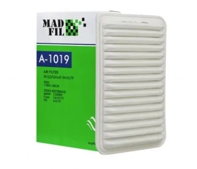 Лот: 25808874. Фото: 1. Фильтр воздушный A-1019 Madfil. Расходные материалы