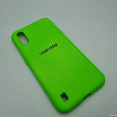 Лот: 17493150. Фото: 1. Чехол накладка Samsung A01 Silicone... Чехлы, бамперы