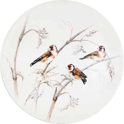 Лот: 25053092. Фото: 1. Блюдо для торта Gien Oiseaux Foret. Предметы сервировки