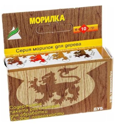 Лот: 21102494. Фото: 1. Морилка Анлес для дерева 10г дуб... Краски, лаки, растворитель