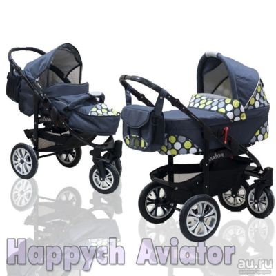 Лот: 13002731. Фото: 1. Коляска Happych Aviator 3 в 1. Коляски