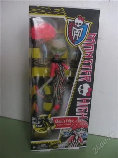 Лот: 2450241. Фото: 1. Monster High Ghoulia Yelps Roller... Куклы и аксессуары
