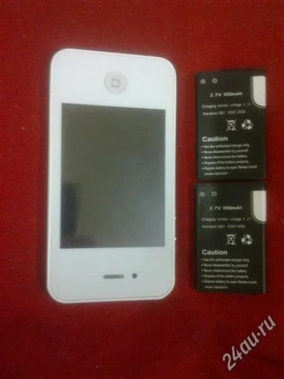 Лот: 2624081. Фото: 1. iPhone 4+2аккумулятора в подарок. Смартфоны