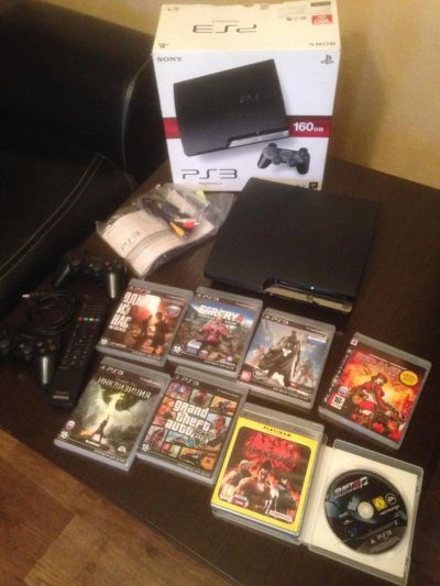 Лот: 11490408. Фото: 1. PS 3 160 Gb + комплект. Игровые приставки, консоли