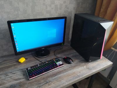 Лот: 21453768. Фото: 1. Игровой компьютер Ryzen 5 / 16gb... Компьютеры в сборе