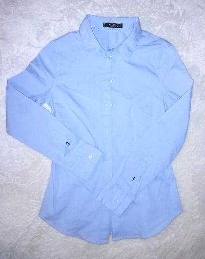 Лот: 22163695. Фото: 1. Рубашка Mango Basics р. XS. Рубашки, блузки, водолазки