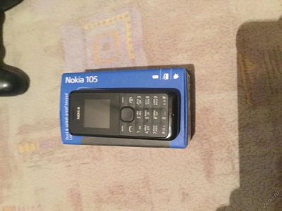 Лот: 5672705. Фото: 1. Nokia 105 черный новый почти. Кнопочные мобильные телефоны