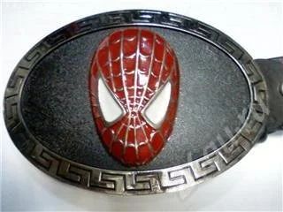 Лот: 320118. Фото: 1. Ремень Unisex Spiderman из натуральной... Ремни, пояса