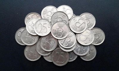 Лот: 12525078. Фото: 1. Бельгия ( 25с ) 30 монет - одним... Европа