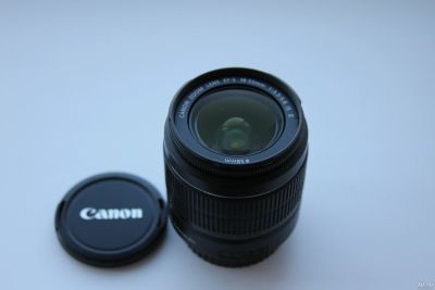 Лот: 13686384. Фото: 1. Объектив Canon EF-S 18-55, 3.5-5... Объективы