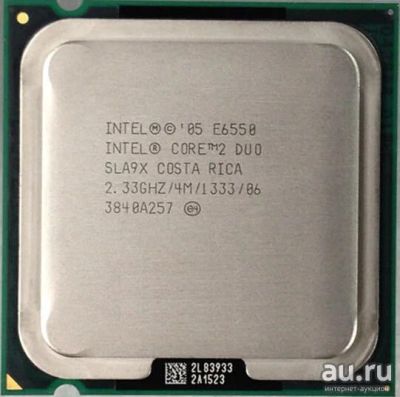 Лот: 9212587. Фото: 1. Процессор Intel Core 2 Duo E6550. Процессоры