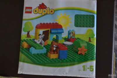 Лот: 8124903. Фото: 1. Строительная пластина Lego duplo... Конструкторы